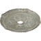Ekena Millwork Attica with Rose Ceiling Medallion (Canopies up to 4 1/2"), 26"OD x 3 3/4"ID x 1 1/2"P, Flash Gold CM26ATFLS - alternate 2